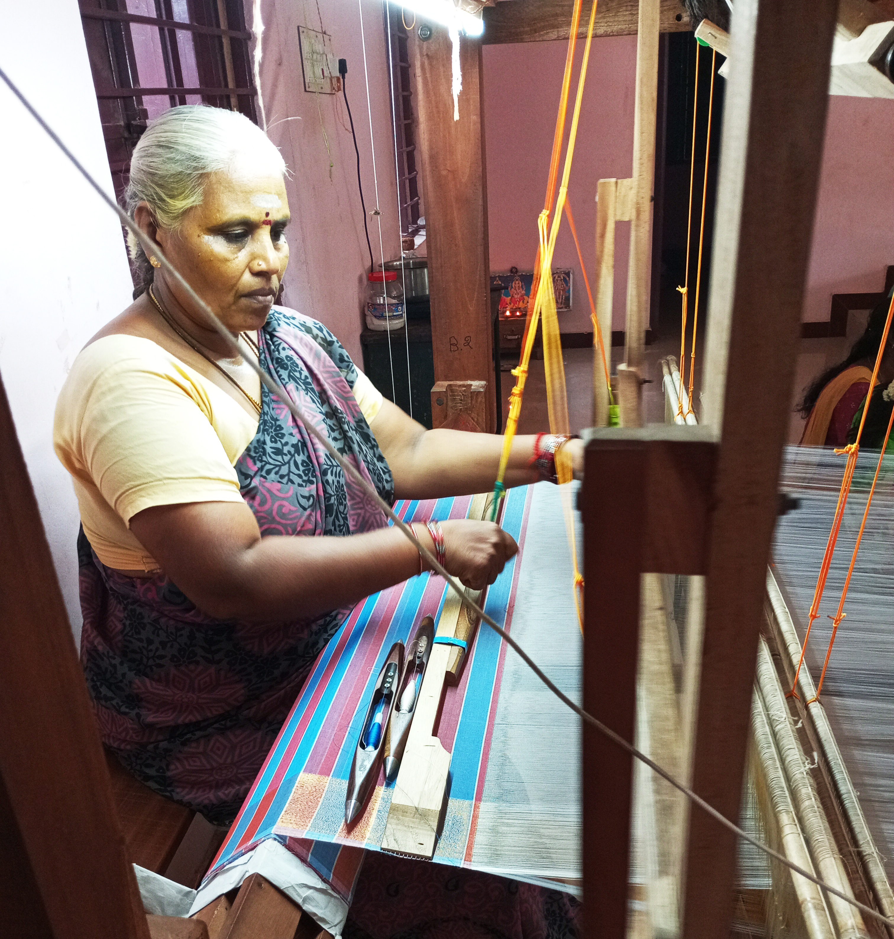 சின்னாளப்பட்டி கைத்தறி நெசவு
